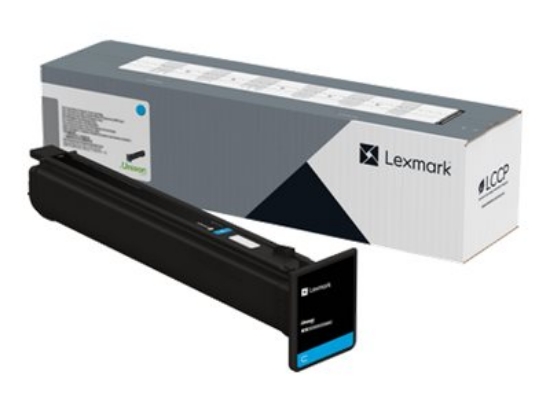 Picture of Lexmark Cyan Toner Cartridge (46,900 Yield)